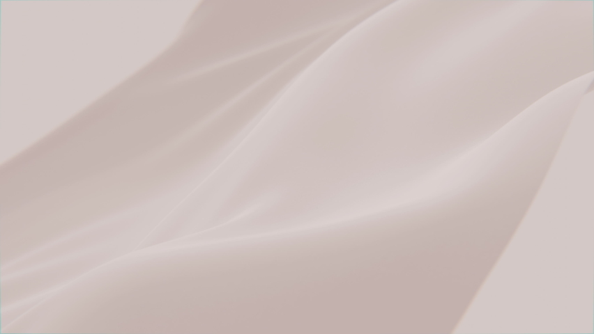 Abstract tenderness beige peach silk background luxury wave cloth satin pastel color fabric. Gold milk liquid wave splash, wavy fluid texture. Fluttering material. 3D animation motion design wallpaper | Shutterstock HD Video #1095382271