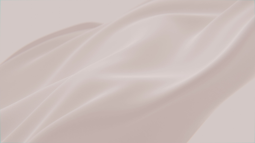 Abstract tenderness beige peach silk background luxury wave cloth satin pastel color fabric. Gold milk liquid wave splash, wavy fluid texture. Fluttering material. 3D animation motion design wallpaper | Shutterstock HD Video #1095382271