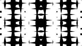 VJ Procedural Simple Abstract, black and white 2d render loop