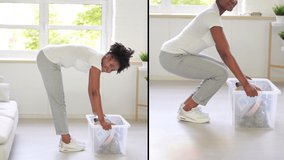 Incorrect Box Lifting Posture. Heavy Weight Lift - Powered by Shutterstock - Get 15% off with code: PIKWIZARD15