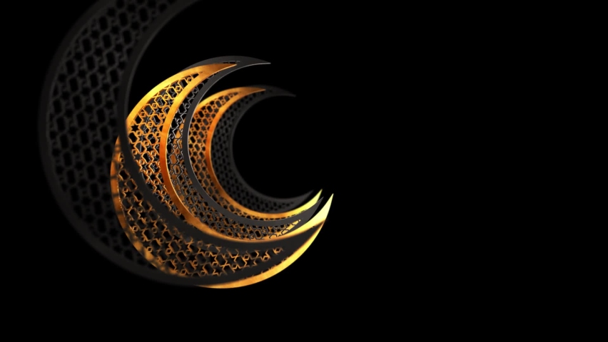 Ramadan Kareem Rich Geometry Pattern Loop Alpha Background | Shutterstock HD Video #1095442795