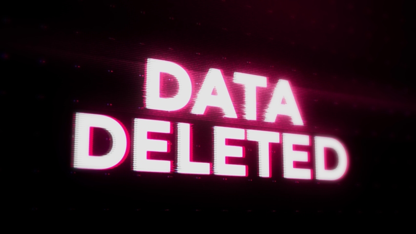 Data deleted