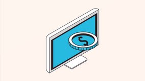 desktop computer tech device animation ,4k video animated - Powered by Shutterstock - Get 15% off with code: PIKWIZARD15