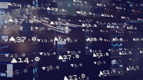 Animation of financial graphs and data processing on digital screen over night road traffic. Transport, digital interface, finance and technology concept digitally generated video. - Powered by Shutterstock - Get 15% off with code: PIKWIZARD15