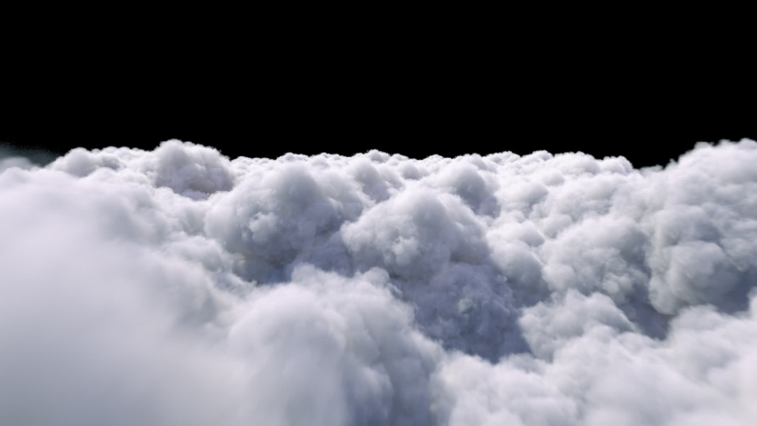 Clouds and Sky Motion Background. Infinite Seamless Loop with alpha channel. Royalty-Free Stock Footage #1095483687