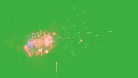 Abstract Firework on green chroma key background,  - Powered by Shutterstock - Get 15% off with code: PIKWIZARD15