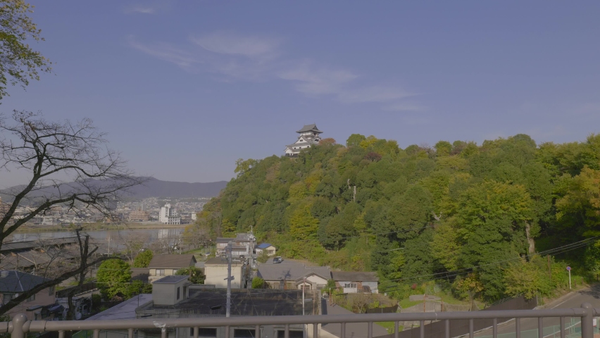 Scenery of the Inuyama castle in Aichi, Japan