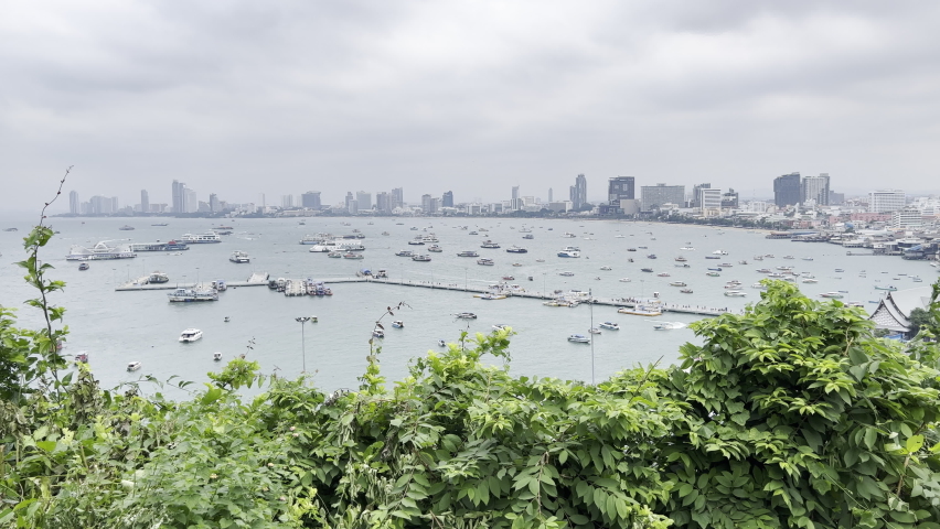 Pattaya Cityscape and Landscape in Chon Buri Province, Thailand, Asia