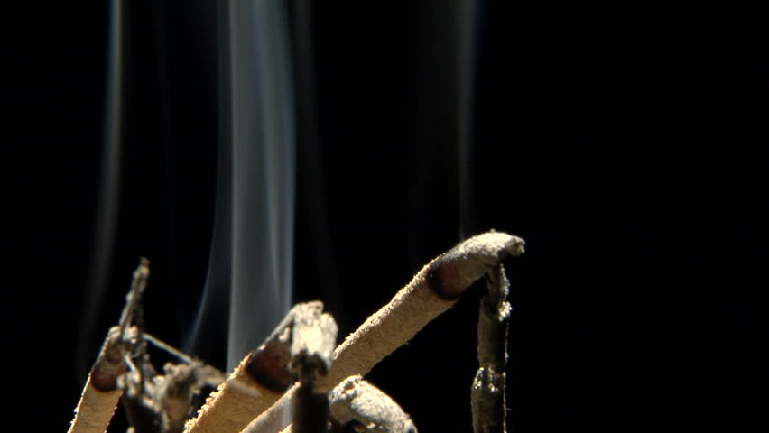 Close up of incense burning