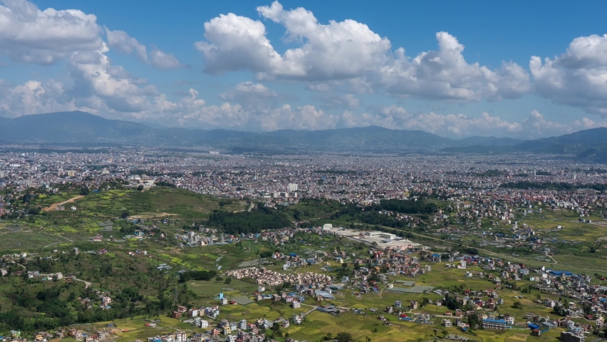 A time-lapse of the clouds over the city of Kathmandu, Nepal.