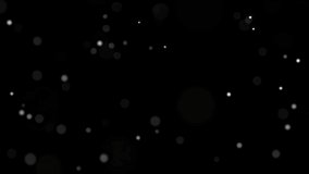 Animation of white snow falling on black background - Powered by Shutterstock - Get 15% off with code: PIKWIZARD15