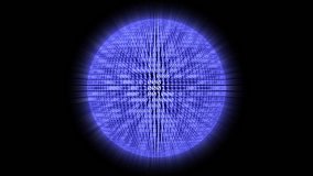 [loopable] Binary sphere. Seamless loop of 4K spinning sphere with randomly changing binary digits on it's surface. - Powered by Shutterstock - Get 15% off with code: PIKWIZARD15