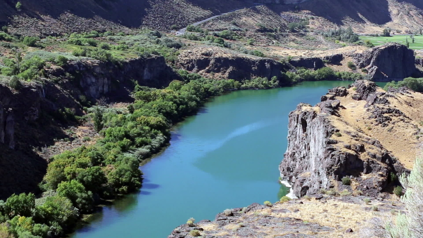 Snake river canyon in Twin falls Idaho 