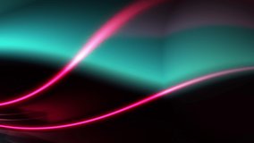 Abstract glowing line beams intersecting each other motion background