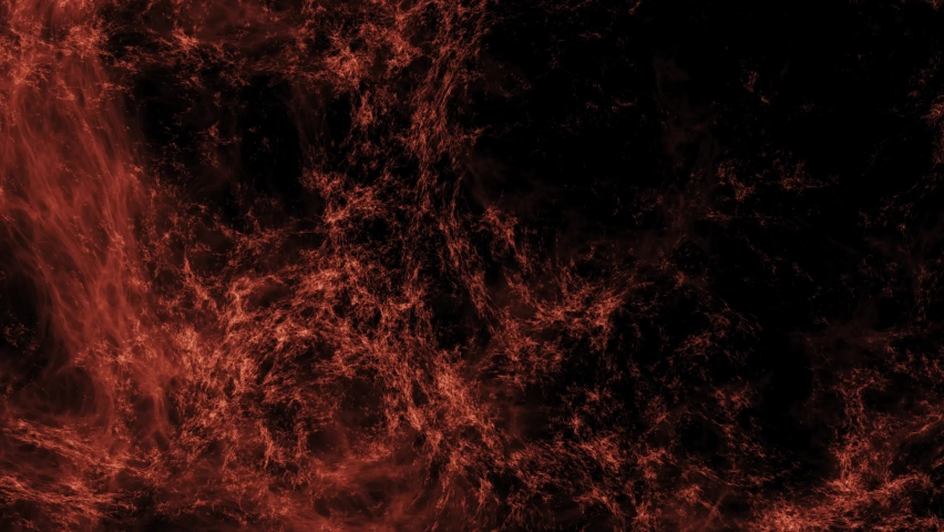 Lava fire nebula flowing 4K background. Hot fire texture. Animation for visual effects with copy-space for text. Climate change concept. | Shutterstock HD Video #1095874195