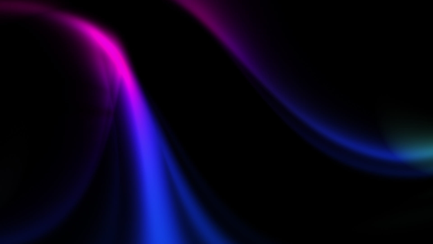 Colorful glowing light beams intersecting each other