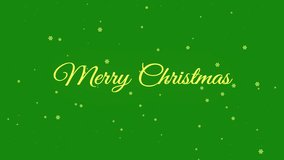 Lettering Merry Christmas  with Animation Text on green screen - Powered by Shutterstock - Get 15% off with code: PIKWIZARD15