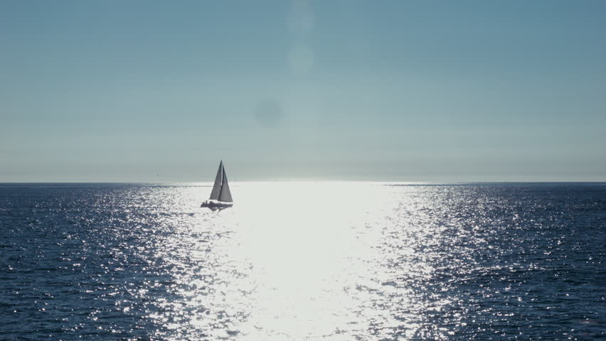 Sailing Through Suns Glare