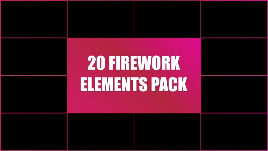 Cartoon effect of fireworks pack with black png background. More elements in our portfolio. | Shutterstock HD Video #1095947567