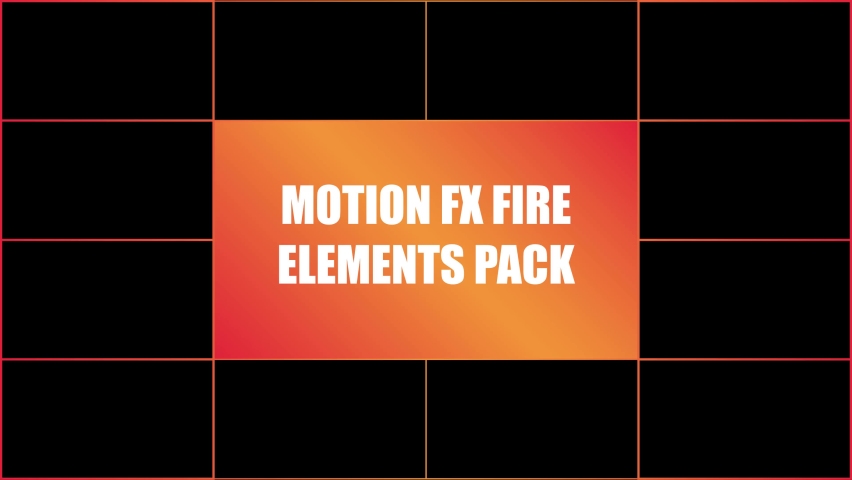 2d elements of FX FIRE. These are animated fire effects. This set includes two versions of the elements: a colored version with a glow effect and a black and white version. Alpha channel included, 