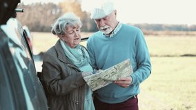 Senior couple looking at map on a road trip
 - Powered by Shutterstock - Get 15% off with code: PIKWIZARD15