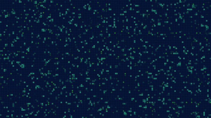 Abstract digital Green and Blue dots background on abstract motion. Futuristic, Cyber or technology background 8k UHD (7680x4320). Royalty-Free Stock Footage #1095988749