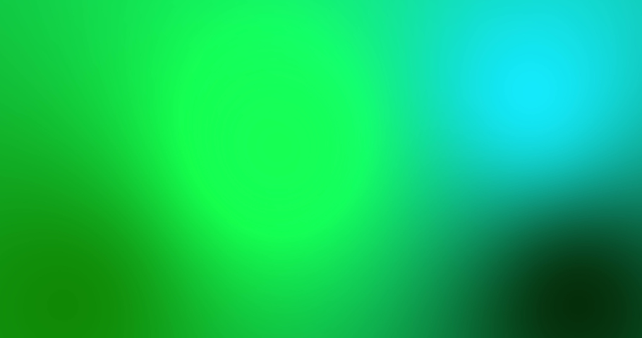 Green neon gradient. Moving abstract blurred background. Green neon flowing liquid waves abstract motion background. Inner glow wavy surface. Abstract liquid background, smooth animation. 
