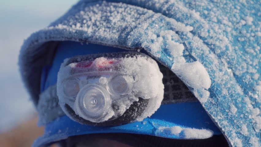 Winter extreme conditions cold, wind and snow