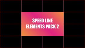Transition of Anime Speed Lines colorful gradient stripes. Transition Pack Collection of animated lines graphics moving with fast speed line transitions animation. 4K motion graphic.