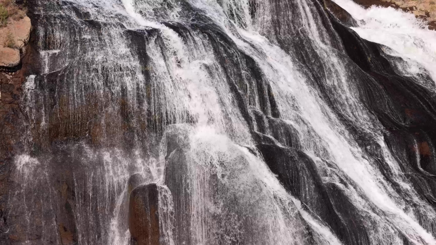 Gibbon Falls in Yellowstone National Park, Wyoming.