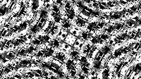 Black and white animated kaleidoscope of geometric shapes. Looped graphic background for overlay. Abstraction of fractal patterns. Magical and hypnotic picture. High quality 4k video footage