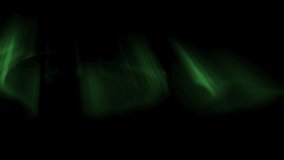 Northern lights. Cosmos background. Isolated aurora animation. Overlay. Night sky. 29,97 fps