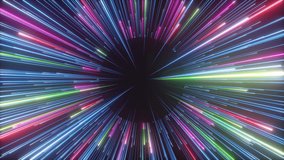 3d animation, abstract colorful background of bright rotating neon stars and glowing lines. The round shape of a black hole and the meteor shower
 - Powered by Shutterstock - Get 15% off with code: PIKWIZARD15