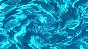 Distort wave short animated video clip 