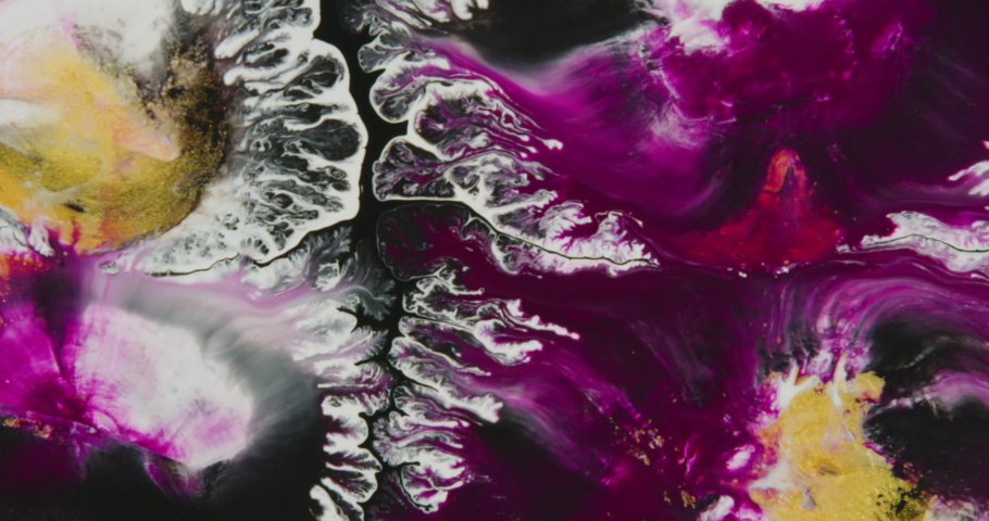 Mixing colors with a dominant purple color suitable for abstract illustrations.