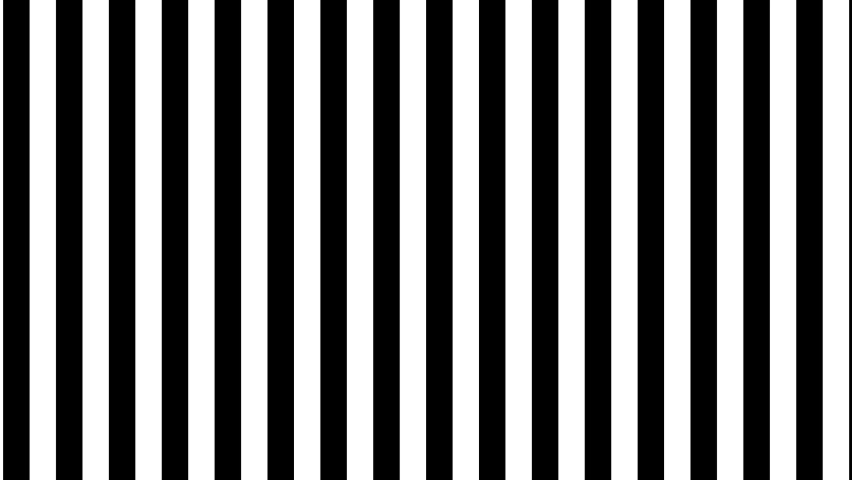 Straight and simple movement of striped black-white diagonal inclined lines. Optical illusion effect, op art.
