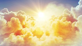 Doors Opening with Bright Light to Heaven. Soul Moving to Paradise 3d Animation. Way to God Religious Life Concept. 4k Ultra HD 3840x2160. - Powered by Shutterstock - Get 15% off with code: PIKWIZARD15