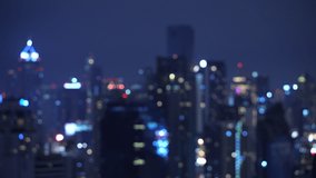 Blur view of the night city light Bokeh with skyscrapers out of focus lights. horizontal 4k height resolutions 2160 x 3840 - Powered by Shutterstock - Get 15% off with code: PIKWIZARD15