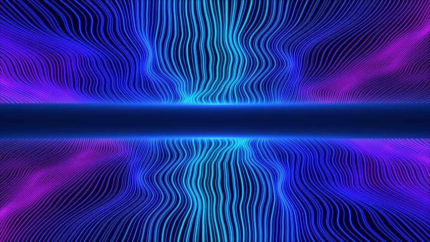 Color wave  glowing animated background frame. Texture of stripes, lines. Movement route. Random motion of space matter. matrix field. Screensaver for business, presentation, science, technology. 4k - Powered by Shutterstock - Get 15% off with code: PIKWIZARD15