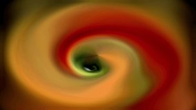 Distort wave multiple color short animated video clip 