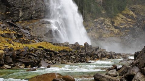 Krimml Waterfall. Austria