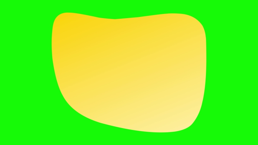 Abstract yellow color template on green background. Presentation Background. Text field effect. Chroma key