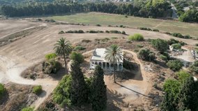 Drone 4K videos of Tel Shalaf – Tell esh Shallaf Historical site on the southern outskirts of the city of Rehovot