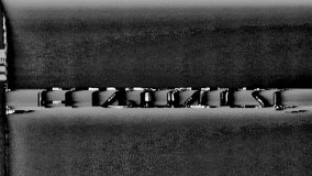 Retro wave glitch with abstract animated pattern and dystopian style. - Powered by Shutterstock - Get 15% off with code: PIKWIZARD15