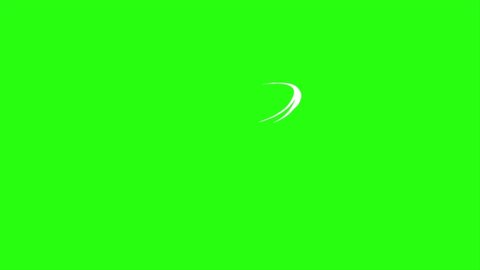 Animation swoosh loop swoosh on green screen background – Video có sẵn