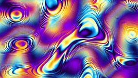 Psychedelic transforming abstract video. Abstract looping footage HD