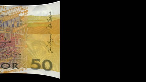 Sweden Krona Transition-
Video wiper of 50 Sweden Krona banknote from left to right with alpha channel (transparent background) in full hd format

