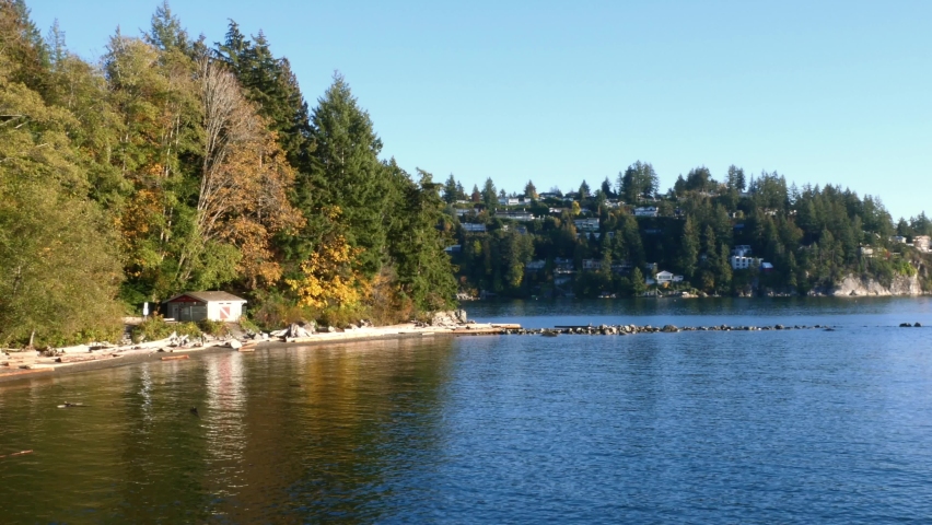 Beach at Whytecliff Park in West Vancouver, British Columbia