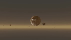 Hot Lava Planet in Asteroid Field - Powered by Shutterstock - Get 15% off with code: PIKWIZARD15