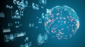 Planet earth and statistics charts. Global economy. - Powered by Shutterstock - Get 15% off with code: PIKWIZARD15